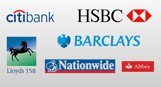 UK bank Logos