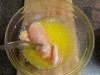 Dip the pieces in the nuggets mix