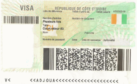 Cote d'Ivoire Tourist Visit Visa from London