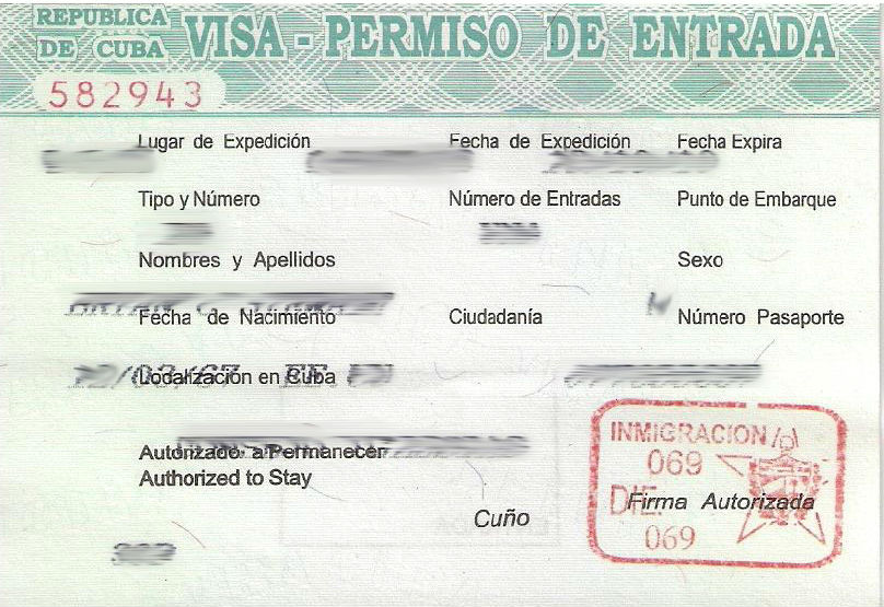 Cuba Visa