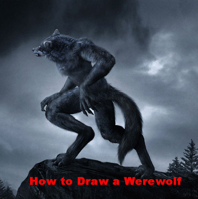 Drawing Werewolf