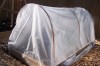 Example of plastic sheet covering in green house