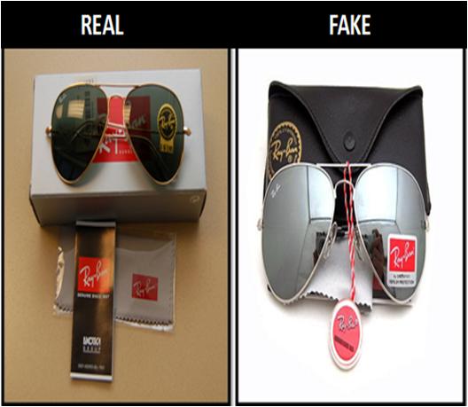 Spot a Fake Ray-Ban Aviator