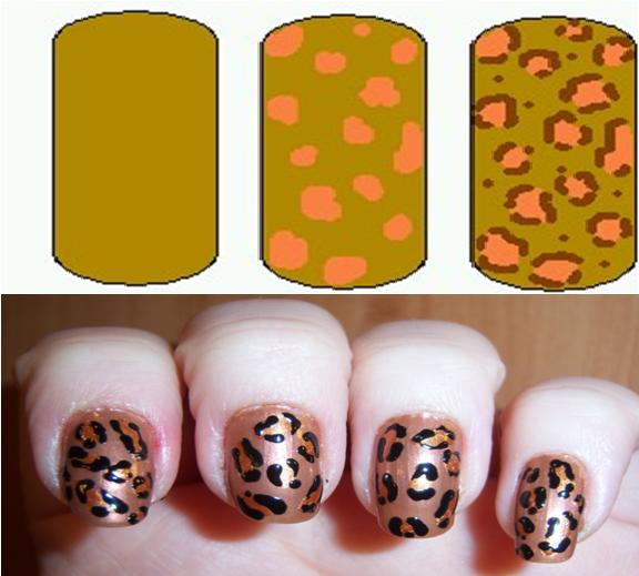 Leopard Print Nail Art Designs