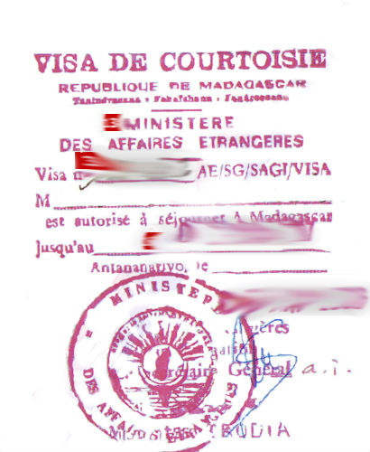 MAdagascar Visa