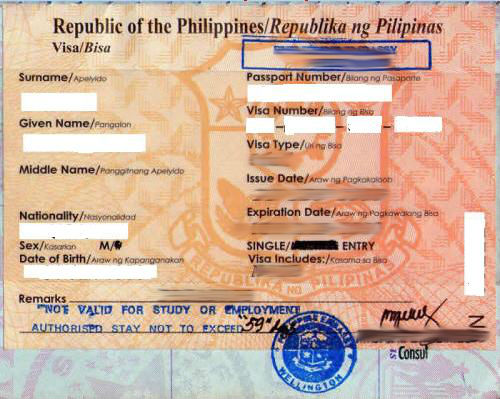 tourist visa agency philippines