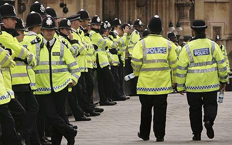 Police Station near Backfriars Station in London
