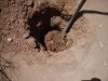 Digging Holes for roof support bars