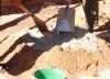 Mix the sand and cement properly
