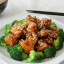 Sesame Chicken with broccoli