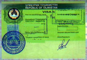 Tajikistan Tourist Visit Visa from Ottawa