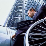 a man on wheel chair