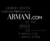 official website of armani