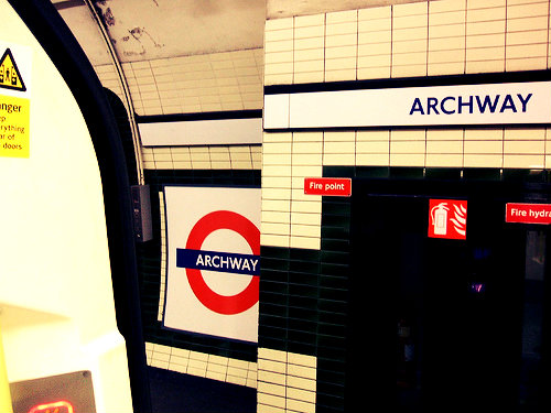 Archway Tube Station in London