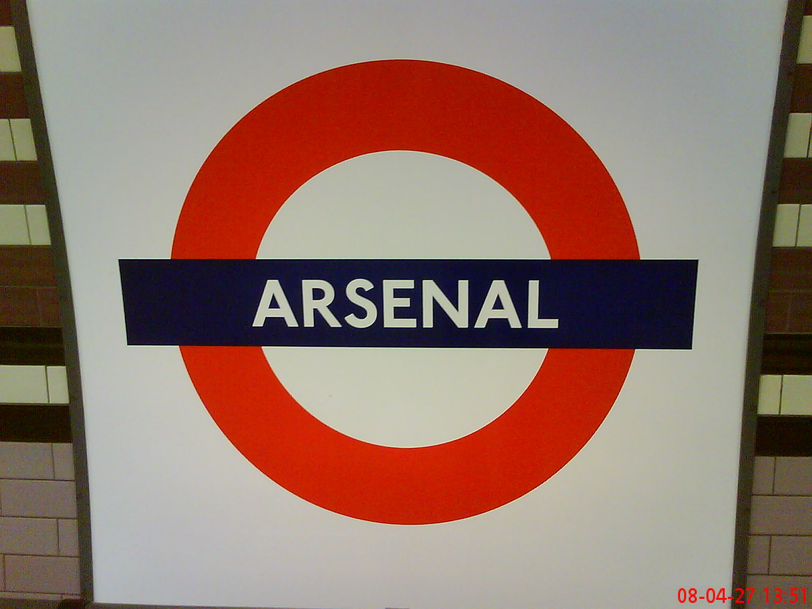 Arsenal Tube Station London