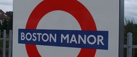 Boston Manor Tube Station