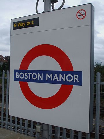 Boston Manor Tube Station
