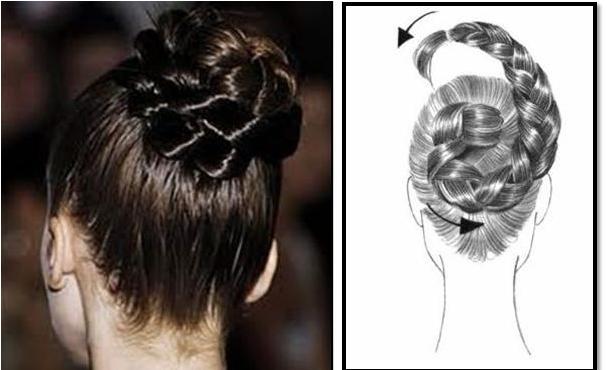 Make Braided Bun Hairstyle