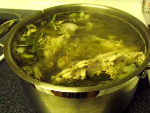 Making Chicken Stock