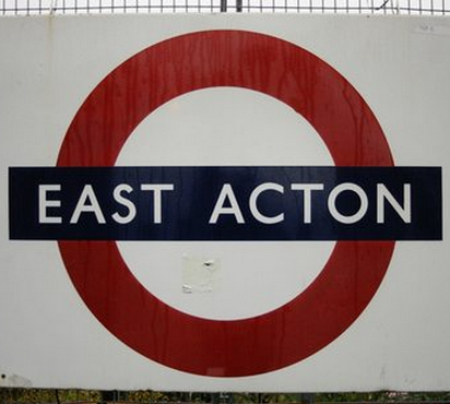 East Acton Tube Station London