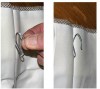 Pinning hooks in curtains