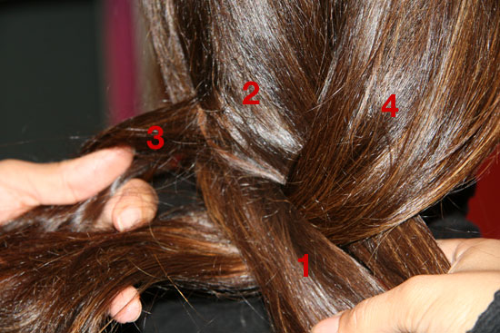 Four-Strand Braid Hairstyle