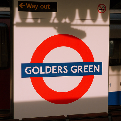 Golders Green Tube Station London