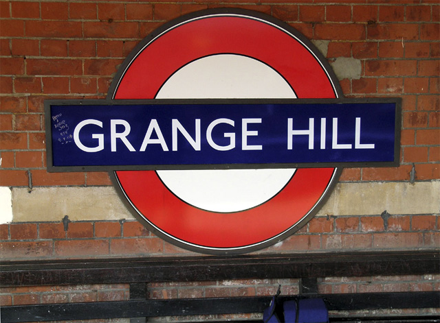 Grange Hill Tube Station London