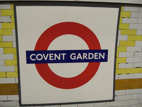 Covent Garden Tube Station London