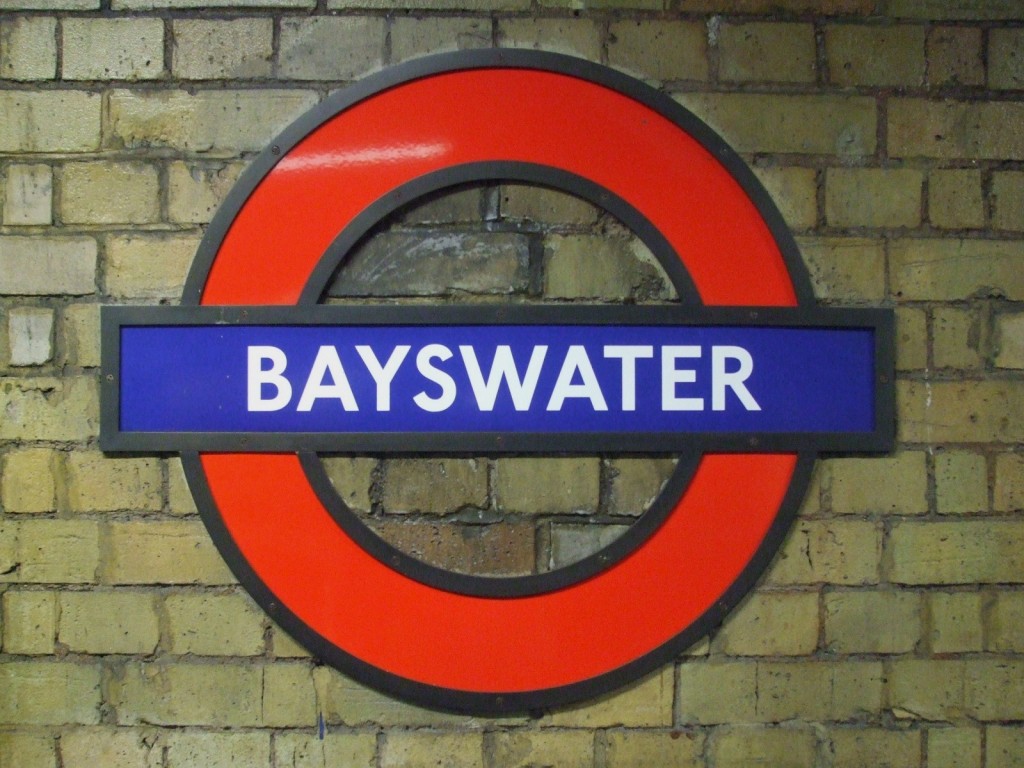 Bayswater Tube Station London