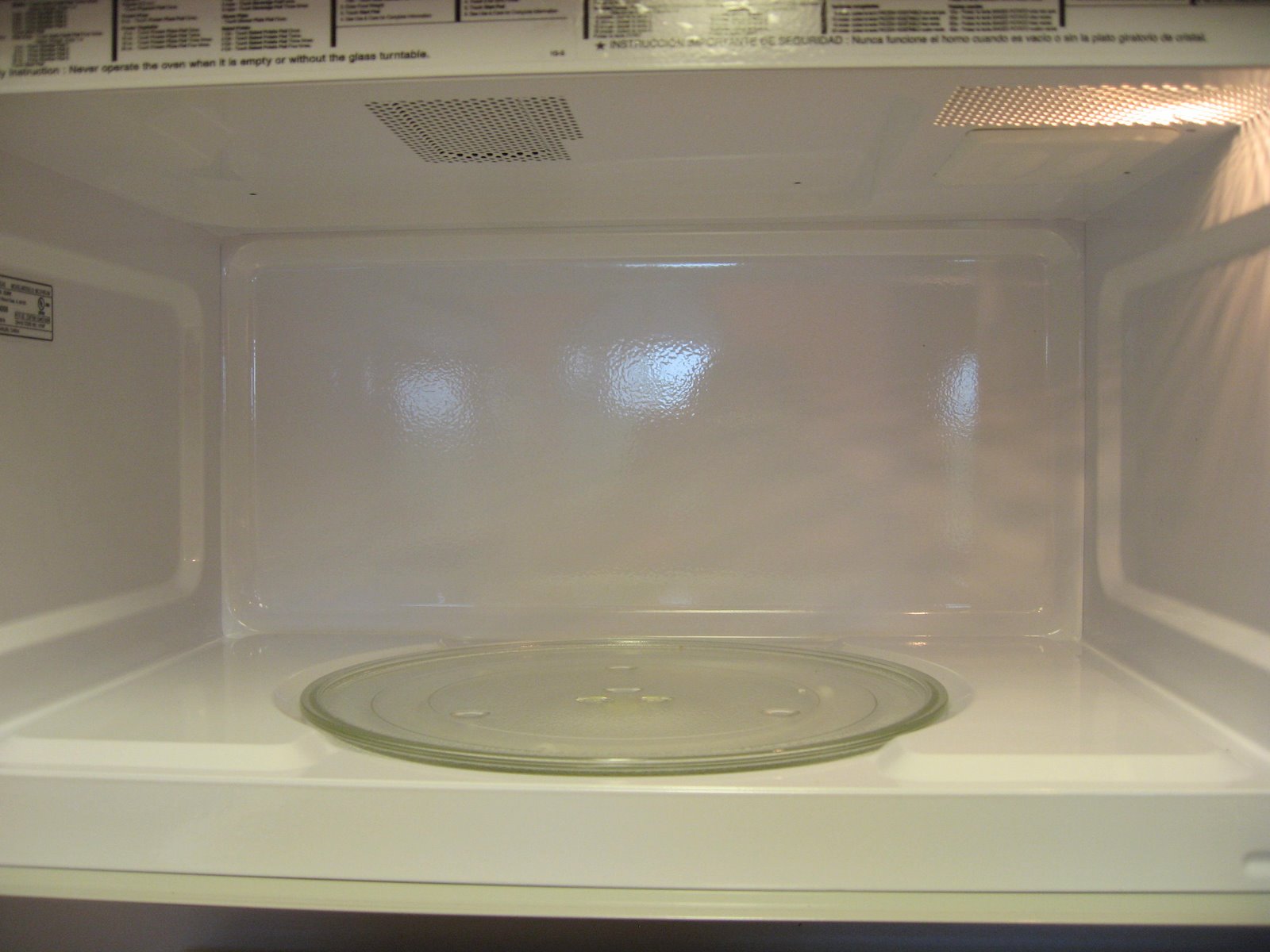 Cleaning a Microwave