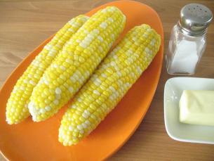 Corn on the Cob in the Microwave