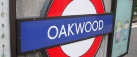 Oakwood Tube Station London