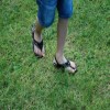 Avoid wearing open sandals