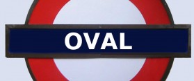 Oval tube Station
