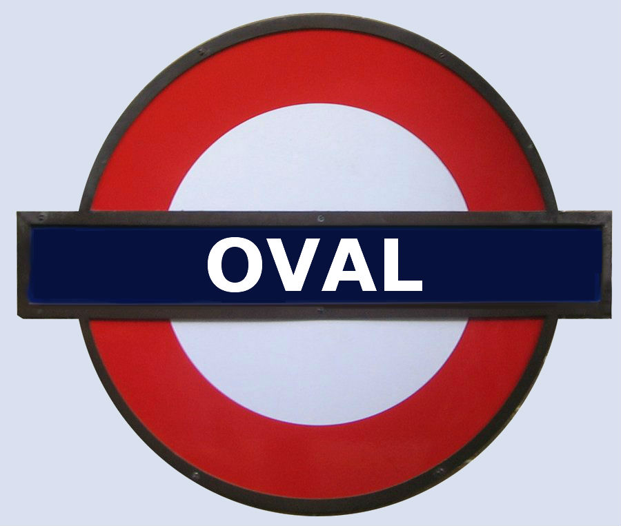 Oval tube Station