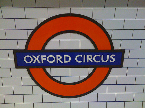 Oxford Circus Tube Station