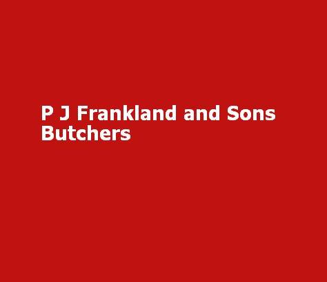 P J Frankland and Son logo