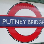 Putney Bridge tube station in London