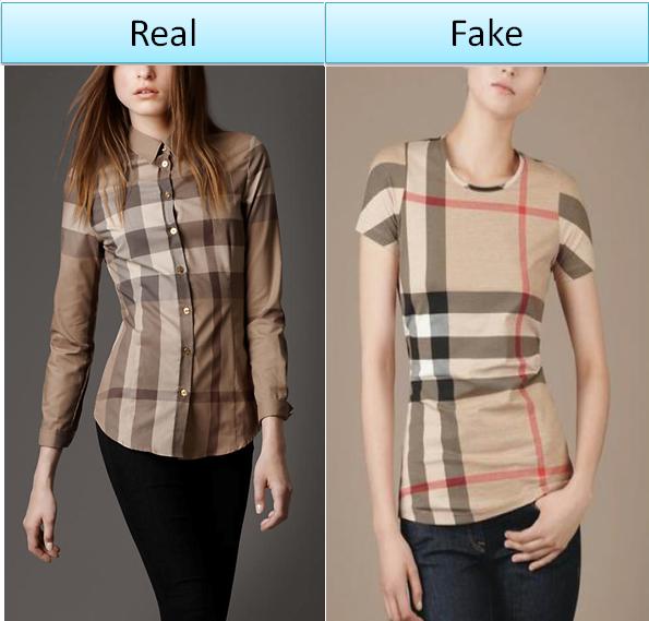 real burberry shirt