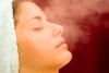 Inhale steam or humidified air