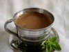 Holy Basil Leaves tea with milk