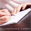 An Acceptance Letter