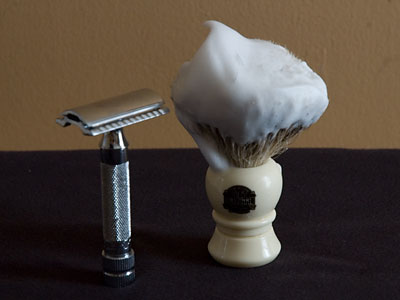 Using a Shaving Brush