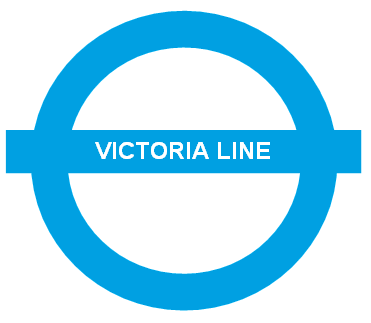 victoria line london underground logo