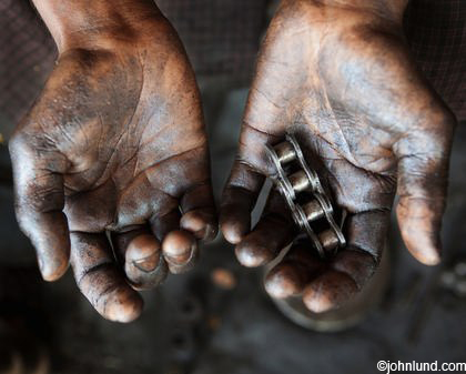 Cleaning Grease from Your Hands