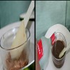 Adding Vodka to melted Chocolate