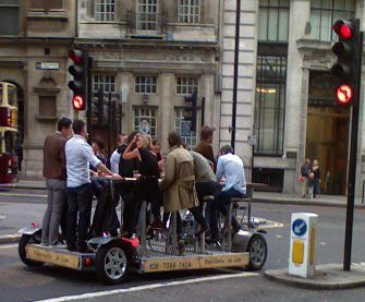 London pedal powered wine tasting tours