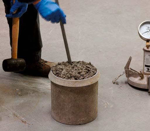 Measuring concrete and water strength