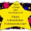 Administrative  Professionals Day